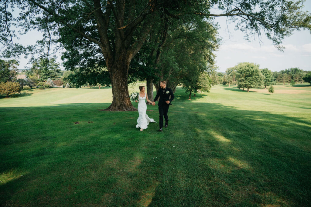 Candid wedding couple moment in Madison, WI.